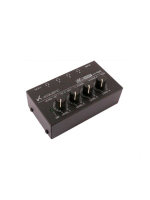 K-Acoustic K-400, Amplificador De Audífonos 4 canales