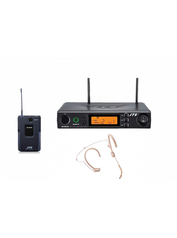 Jts ru-8011d/ru-850tb+cm808, sist. inalambrico mic cintillo delgado