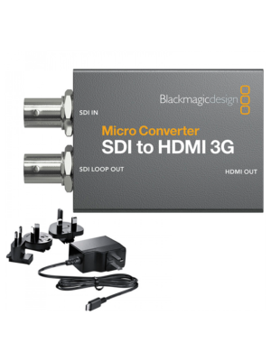 BLACKMAGIC DESIGN CONVCMIC/SH03G/WPSU, Micro Convertidor SDI a HDMI 3G Con Power Supply