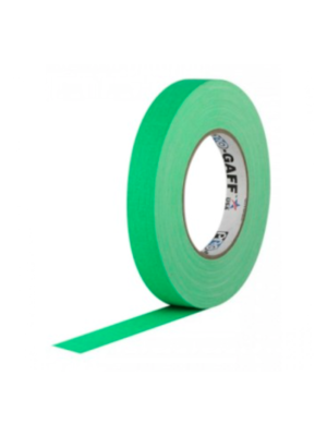 PRO TAPES GF-TFG1, GAFFER TELA VERDE "GREEN" FLUOR 1" x 45M. 