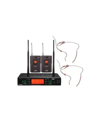 Jts ru-8012db/ru-850tb+cm-214ulif, sistema inalámbrico doble cintillo beige