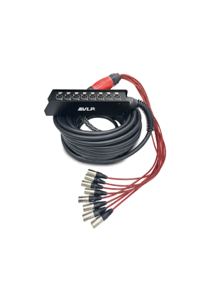 Vlp vlp109, multipar de audio 8 canales xlr 20 Mts