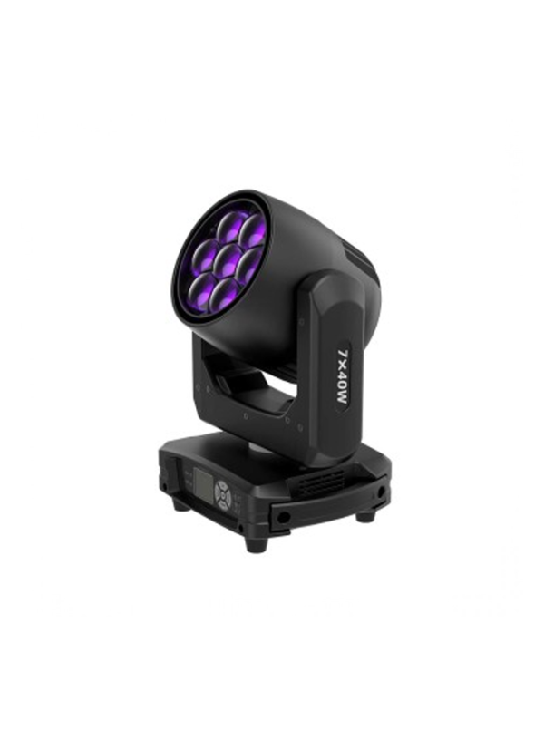 Wild pro wp-L740BWK, kit cabeza movil led B-Eye 7x40W zoom + flight case - Imagen 2