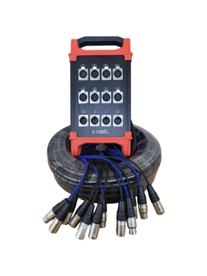 Kabel KM-8420, multipar de audio 8 Canales, 4 envios, 20 Mts.