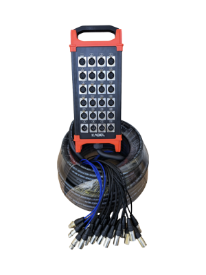 Kabel KM-2030, multipar de audio 20 canales, 4 envios ,30 Mts.