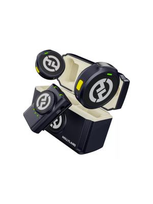Hollyland LARK M2 DUO, sistema inalámbrico de 2 micrófonos para cámara/smartphone