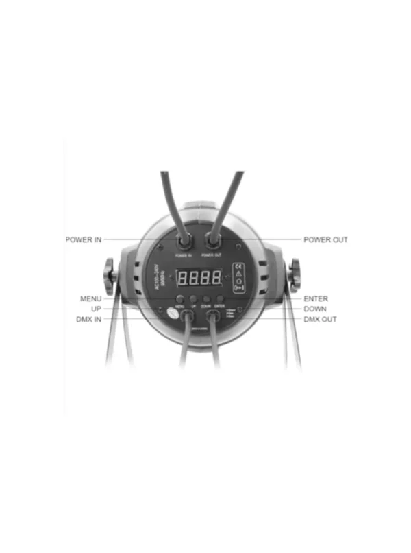 Big Dipper BD-LC004H, cob led par king (cálido/frio) 200W - Imagen 4