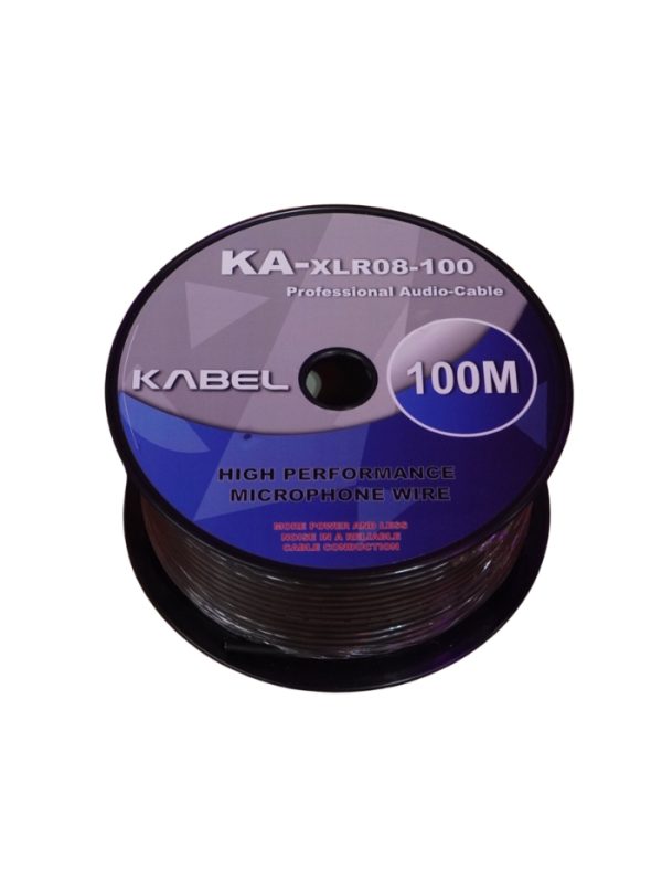 KABEL KA-XLR8X100, Cable Balanceado de Micrófono 0,8 mm. por Metro