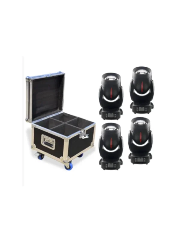 Wild pro WP-L180MBK, kit x 4 led beam/wash 180W + case