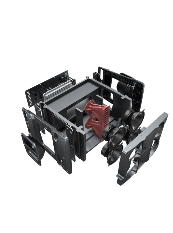 Audiocenter artist T45 DSP, modulo line array 4x5", 1000w rms - Imagen 2