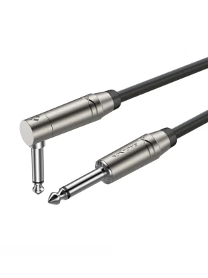 Roxtone SGJJ110L3, cable plug a plug angulado 3 mts