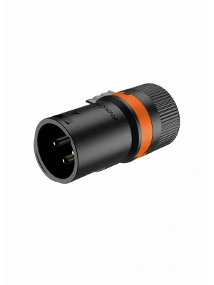 Roxtone LX3M, Conector xlr macho giratorio en "L"