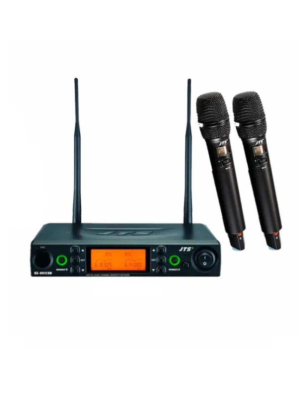 Jts ru-8012db/ru-850lth, micrófono inalámbrico doble profesional
